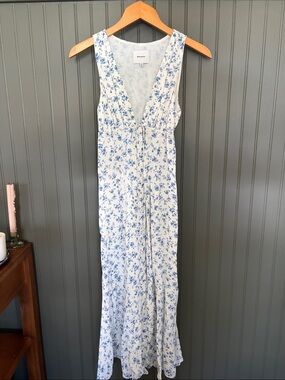 Reformation Ceara V-Neck Midi Dress